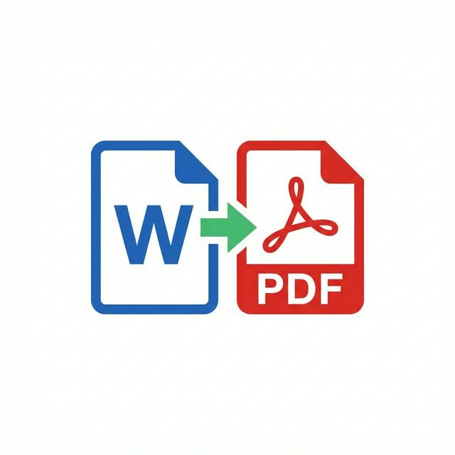 Word to PDF logo